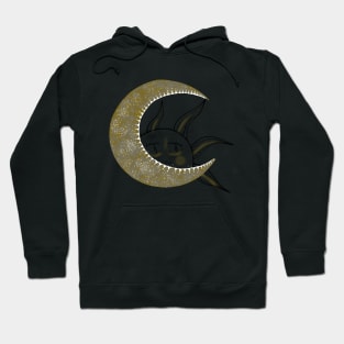 Sun and moon minimalistic design celestial Hoodie